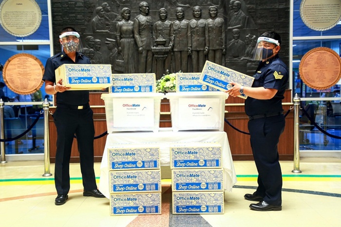 ออฟฟิศเมท มอบหน้ากาก Face Shield #สู้ไปด้วยกัน กับบุคลากรทางการแพทย์