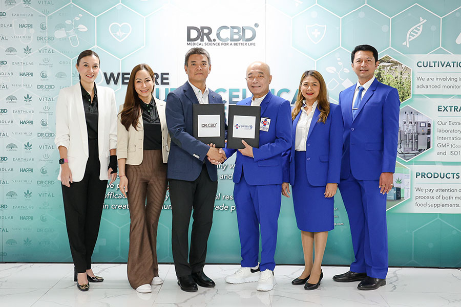 ก้าวสำคัญของวงการแพทย์และสมุนไพรไทย ดร.ซีบีดี (Dr.CBD) จับมือ โรงพยาบาลจุฬารัตน์ 9 แอร์พอร์ต ร่วมมือด้านงานวิจัยนวัตกรรม