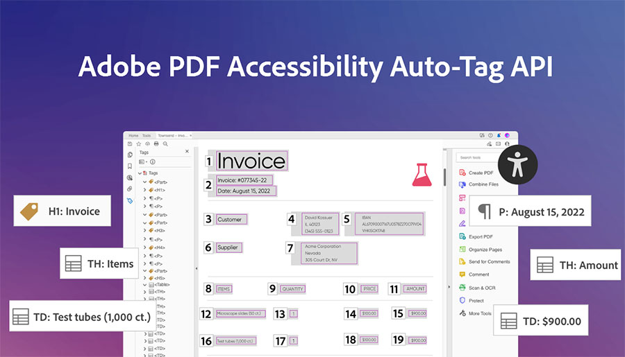 อะโดบี เปิดตัว Adobe PDF Accessibility Auto-Tag API ฟีเจอร์ AI รองรับการเข้าถึงเอกสารดิจิทัลแบบอัตโนมัติได้มากยิ่งขึ้น